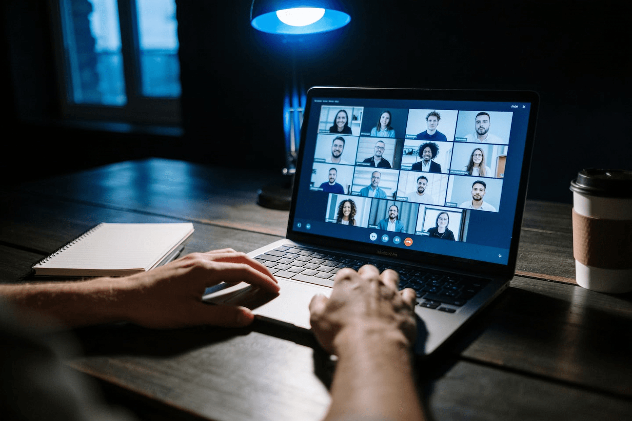 Comunidad revisando llamadas en grupo