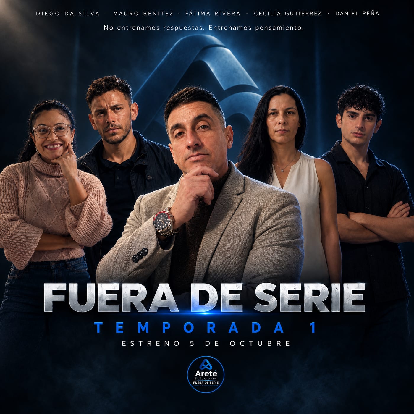 Diego Da Silva, Mauro Benitez, Fátima Rivera, Cecilia Gutierrez y Daniel Peña · Fuera de Serie Temporada 1
